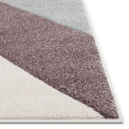Cinca Geometric Scandinavian 3D Textured Multi Rug WH-52