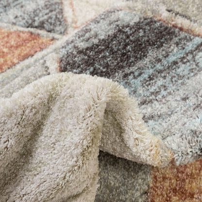 Mesa Geometric 3D Textured Multi Rug WH-72