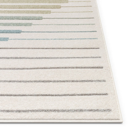 Opal Geometric Scandinavian Abstract 3D Textured Multi Rug WH-92