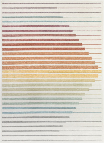 Opal Geometric Scandinavian Abstract 3D Textured Multi Rug WH-92