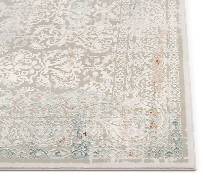 Grace Grey Vintage Persian Oriental High-Low Rug WN-27