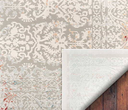 Grace Grey Vintage Persian Oriental High-Low Rug WN-27