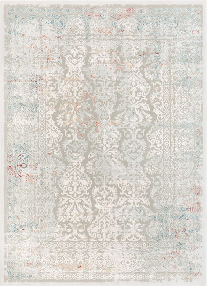 Grace Grey Vintage Persian Oriental High-Low Rug WN-27