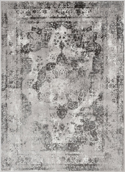 Patras Vintage Oriental Medallion Ivory Rug ZAZ-22