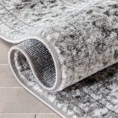 Argos Modern Vintage Lattice Ivory Grey Rug ZAZ-32