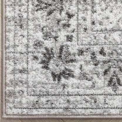 Argos Modern Vintage Lattice Ivory Grey Rug ZAZ-32