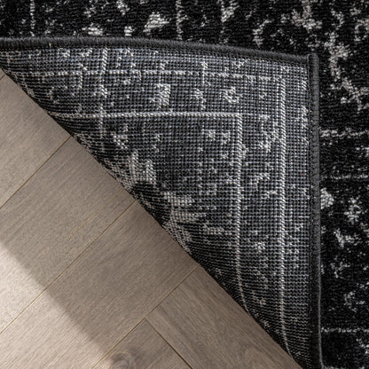 Argos Modern Vintage Lattice Black Rug ZAZ-33