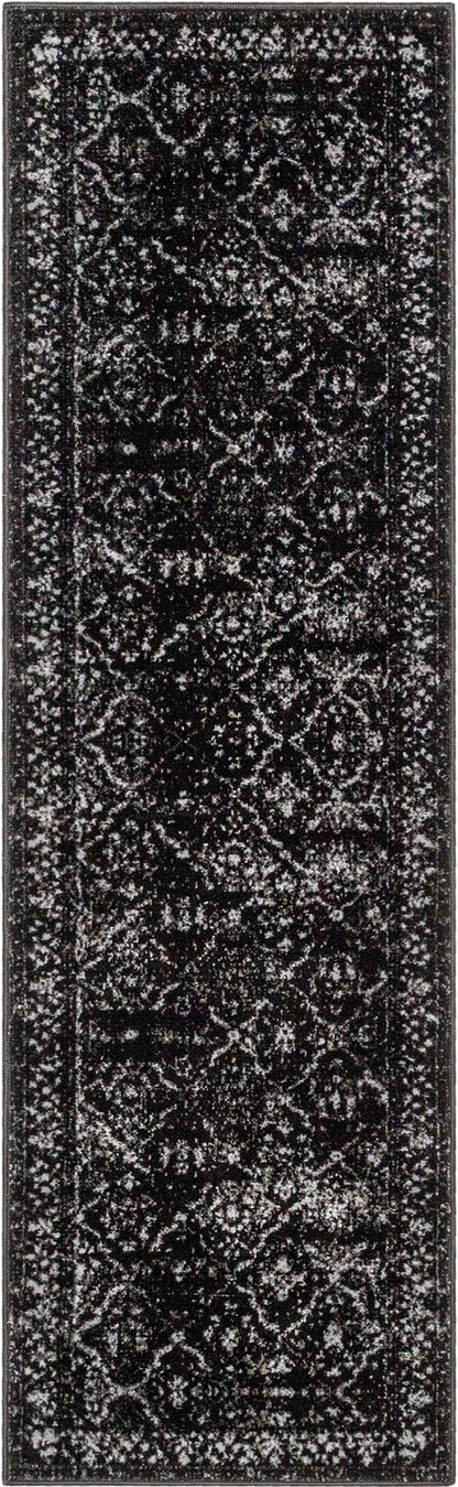 Argos Modern Vintage Lattice Black Rug ZAZ-33