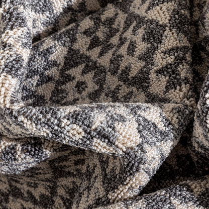 Callista Tribal Trellis Pattern Grey Kilim-Style RugLDL-207