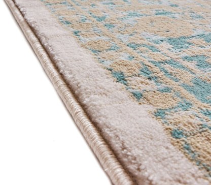 Maxwell Blue Vintage Modern Rug KE-34
