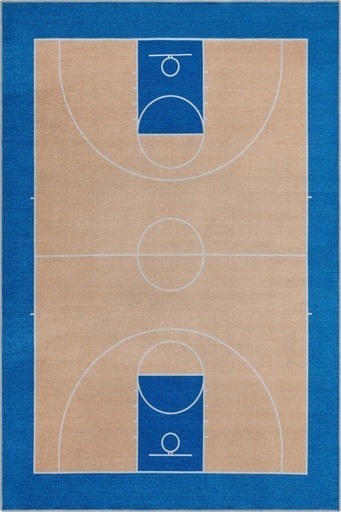 Basketball Tan Blue