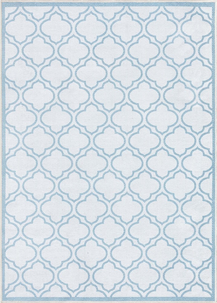 Lattice Ivory Light Blue